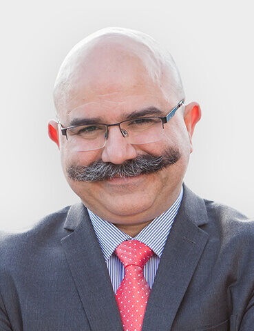 A portrait of expert witness Kourosh Kayvani.